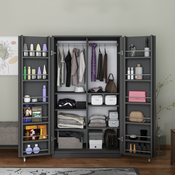 Paose garderob - Antracit Paose garderob - Antracit