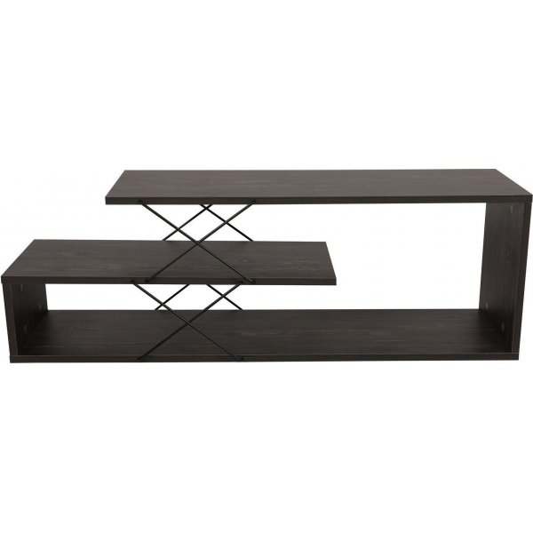 Banc multimédia Zigzag - Brun foncé Banc multimédia Zigzag - Brun foncé