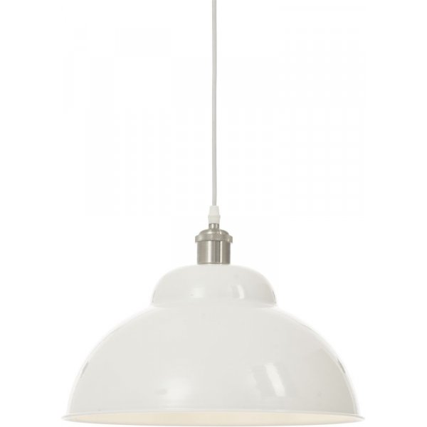 Bonnie taklampa - Vit/silver