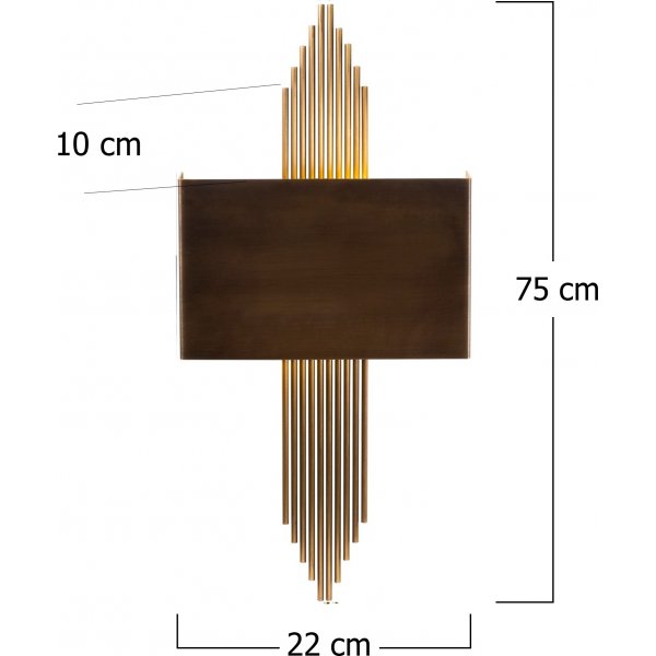 Harmonische wandlamp - Vintage