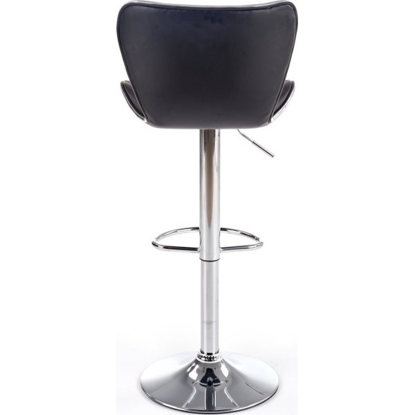 Barstol i svart PU gaslift + Fläckborttagare för möbler Barstol i svart PU gaslift + Fläckborttagare för möbler