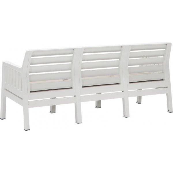 Canapé 3 places Lara - Blanc Canapé 3 places Lara - Blanc