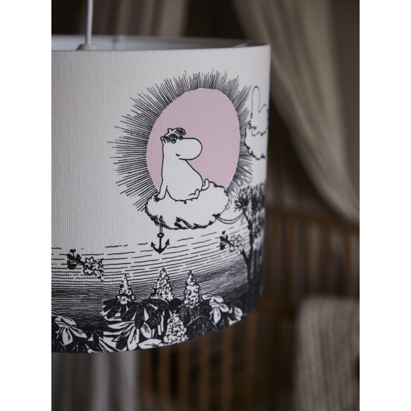 Cilinder Moomin sky plafondlampenkap - Sky - 35 cm Cilinder Moomin sky plafondlampenkap - Sky - 35 cm