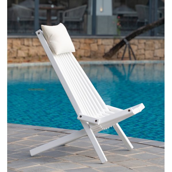 Fauteuil avec coussin de nuque - Blanc + Dtachant pour meubles