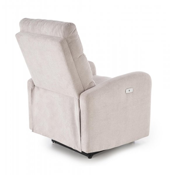 Ljusbeige Reclinerftlj elektrisk