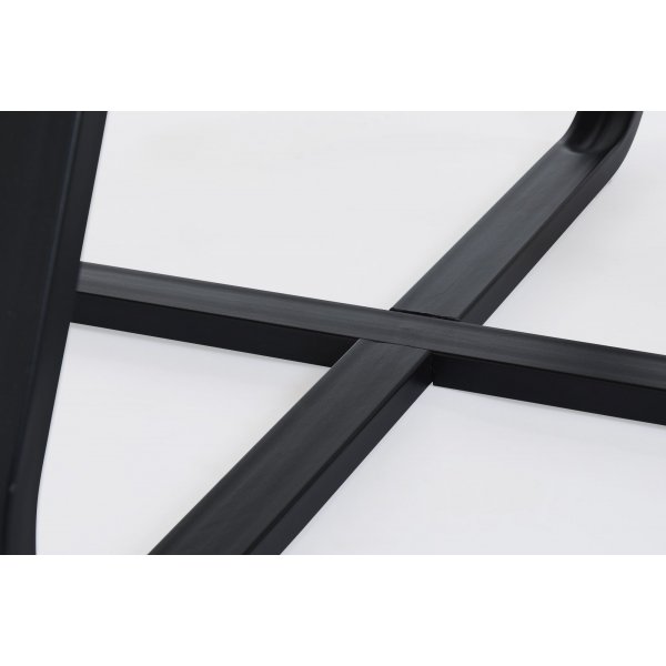 Table basse Lapis 80 cm - Chne/noir