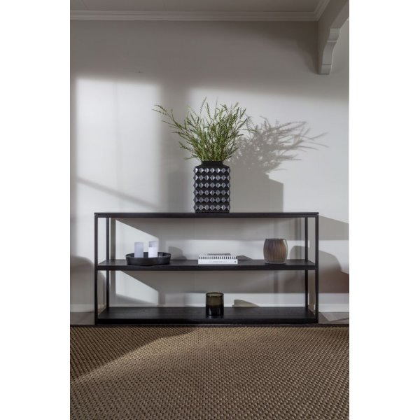 Tj�me svart konsolbord 180 cm l�ngt