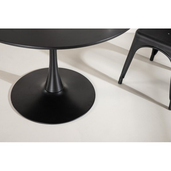 Table à manger Glade Ø100 cm - Noir Table à manger Glade Ø100 cm - Noir