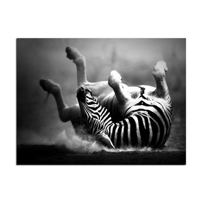 Canvastavla Zebra
