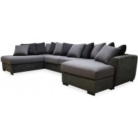 Delux U-soffa med öppet avslut vänster - Multi Delux U-soffa med öppet avslut vänster - Multi