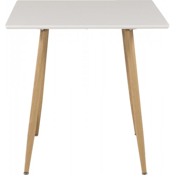 Bridge matbord 75 cm - Vit/ek