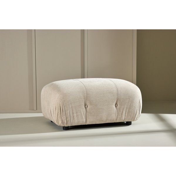 Mika ottoman - Beige/Svart Mika ottoman - Beige/Svart