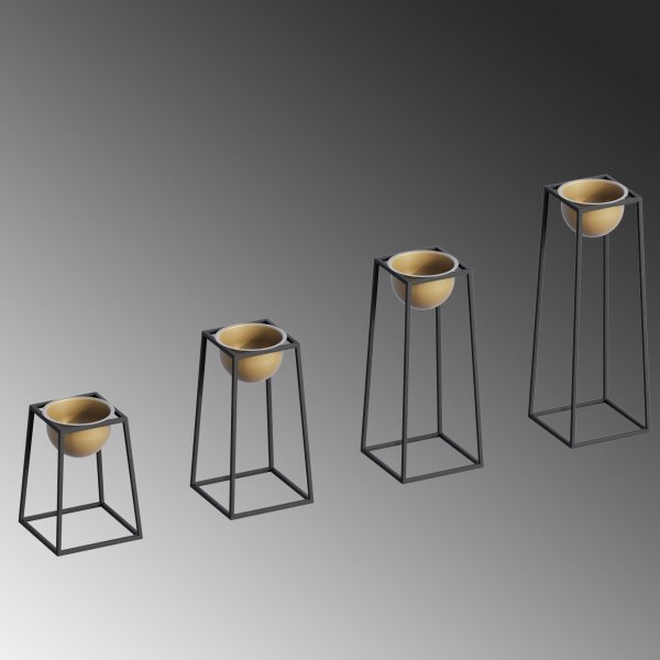 Pot Plato 18 - Noir/or Pot Plato 18 - Noir/or