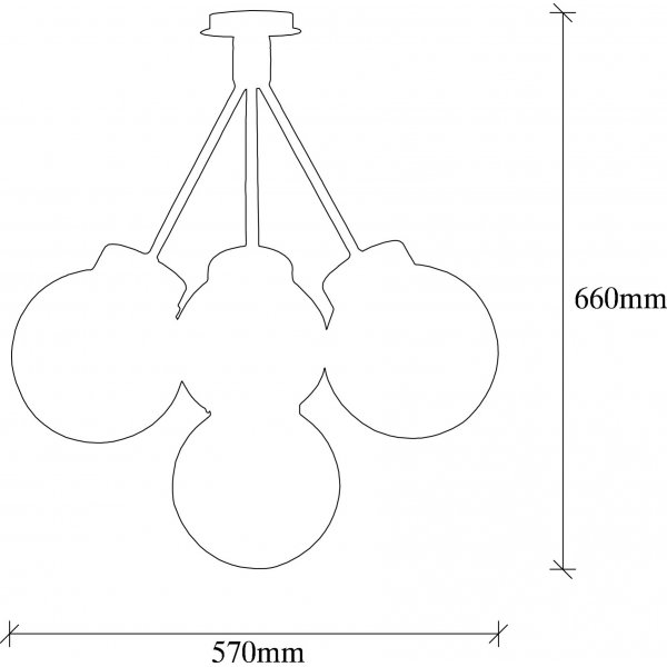 Plafonnier Mudoni 950 - Or Plafonnier Mudoni 950 - Or