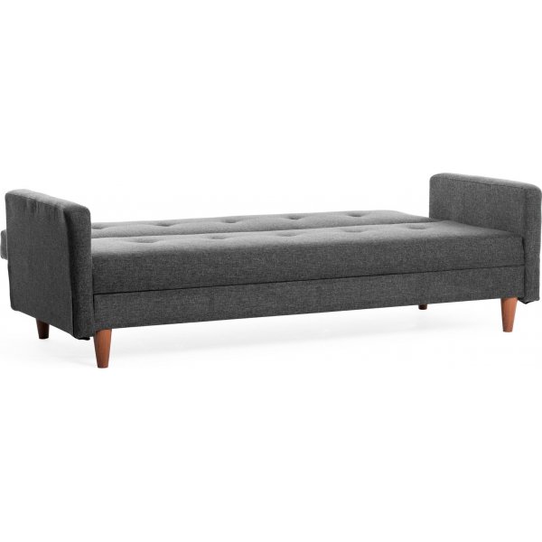 Canapé convertible 3 places Hiko Gris foncé Canapé convertible 3 places Hiko Gris foncé