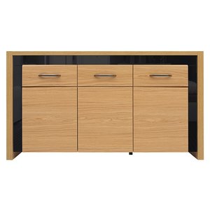 Manilla sideboard - Ek/svart