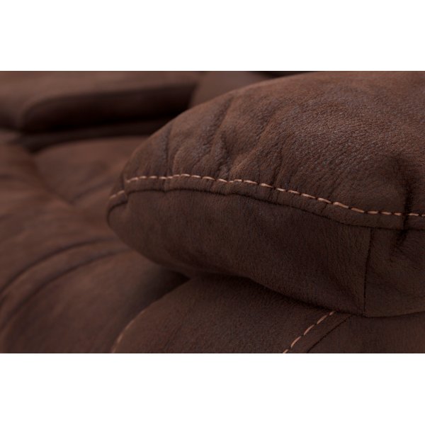 Kensington elektrisk hörnsoffa - Brun Kensington elektrisk hörnsoffa - Brun