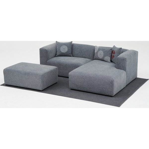 Linden mini divansoffa hger - Gr