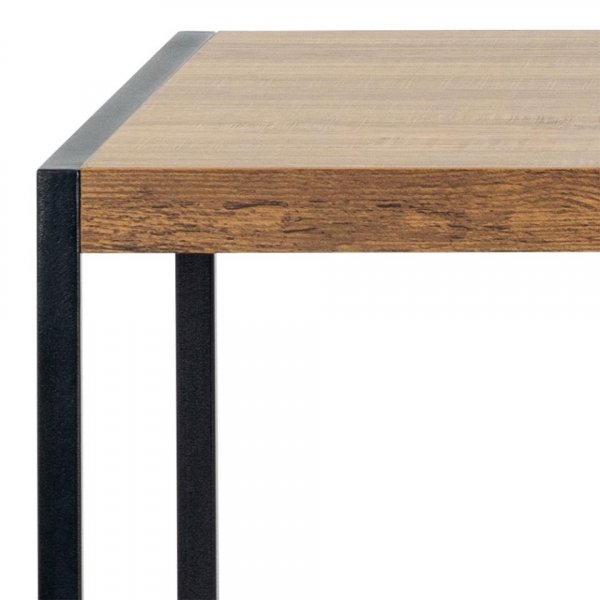 Bahamas bargroep met tafel, bank en 2 stoelen - Eiken/zwart