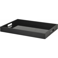Marcella serveringsbricka - Glas/konstläder Marcella serveringsbricka - Glas/konstläder
