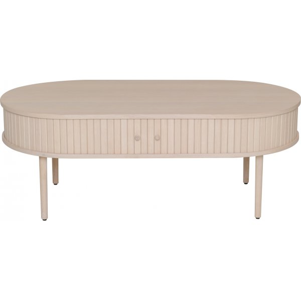 Slide soffbord 120 x 60 cm - Vitpigmenterad ek Slide soffbord 120 x 60 cm - Vitpigmenterad ek