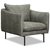 Fauteuil Bjrndal - Eco-cuir anthracite