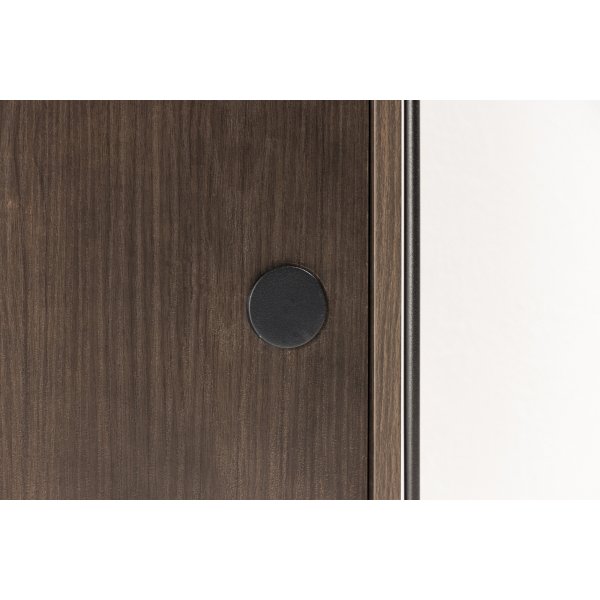 Paris wandkast 68 x 60 cm - Zwart/Mocca