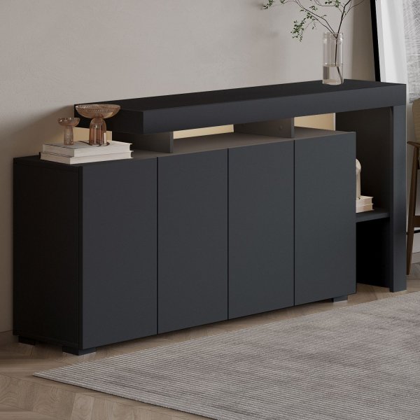 Sideboard Bellan 170 cm - Antracit
