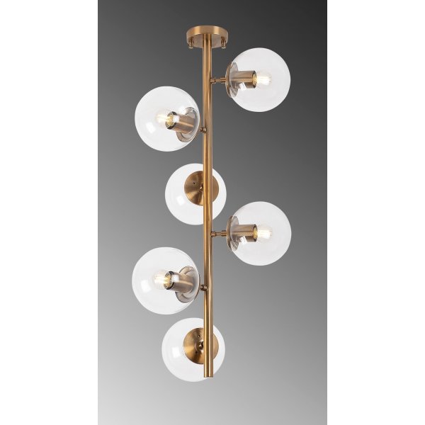 Fasett taklampa 10460 - Vintage