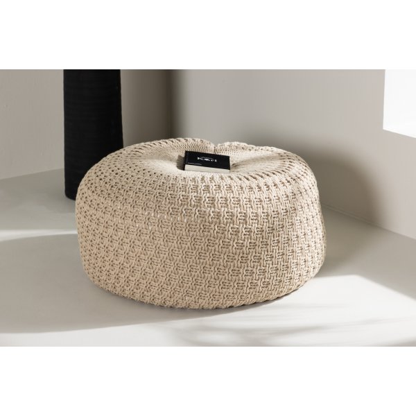 Pouf Sam Ø60 cm - Beige Pouf Sam Ø60 cm - Beige