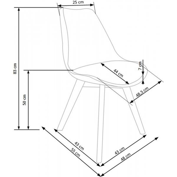 Chaise Alvida - Blanc Chaise Alvida - Blanc