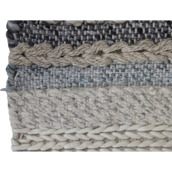 Anna ullmatta - Beige/bl ull