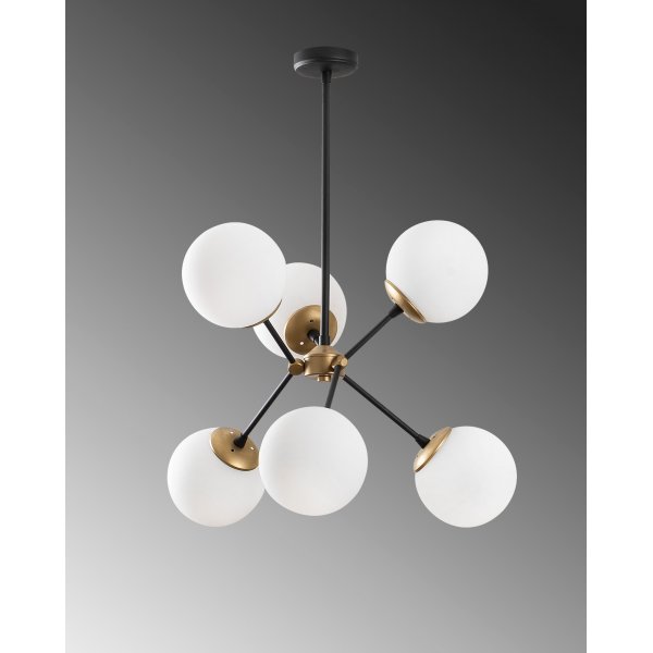 Plafonnier Gondola 1122 - Noir/blanc