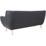 Monte 3-sits soffa - Mrkgr/bok