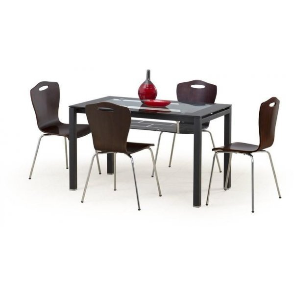 Emma matbord 125 cm - Svart