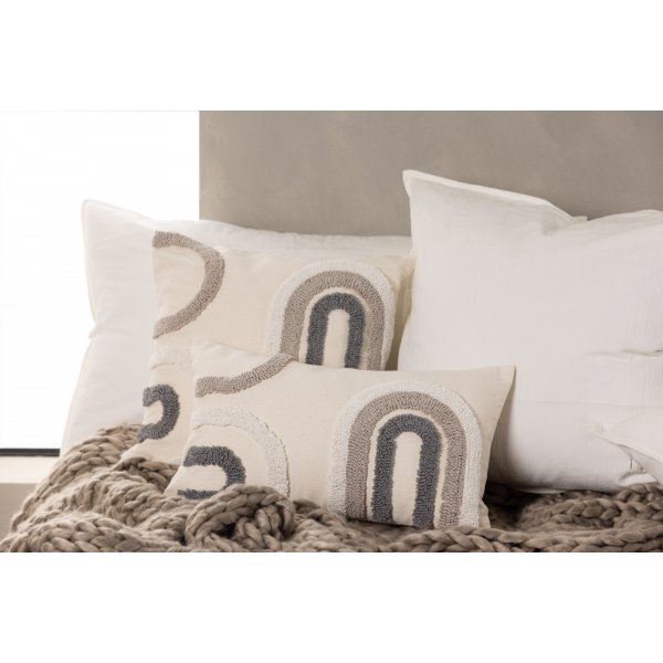 Cornelia kussenhoes 50 x 30 cm - Wit