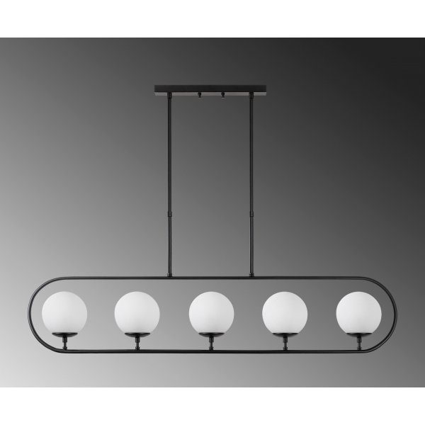 Plafonnier Klenod 10610 - Noir/blanc