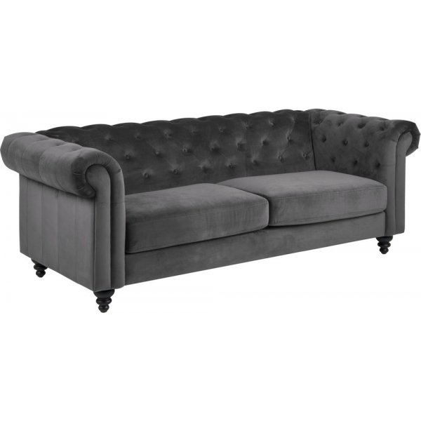 Akron 3-sits soffa - Mrkgr