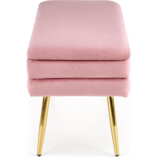 Darnell sittbnk - Rosa/guld