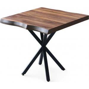 Safira eettafel 80 cm - Walnoot