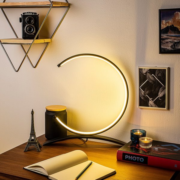 Lampe à poser Luno - Noir Lampe à poser Luno - Noir