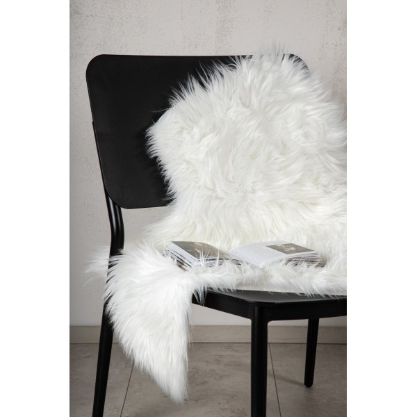 Katy fll 60 x 90 cm - Vit fuskpls