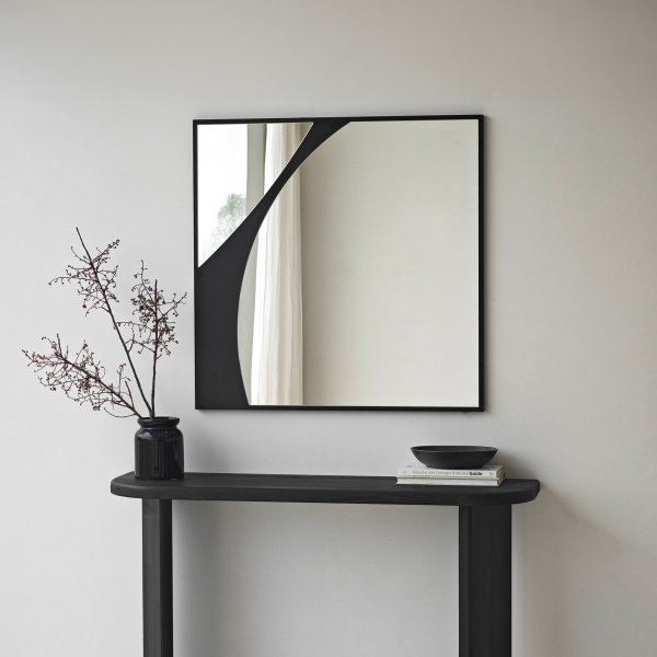 Miroir abstrait 1 - Noir Miroir abstrait 1 - Noir