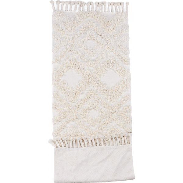 Tapis en coton Kleva - Blanc Tapis en coton Kleva - Blanc