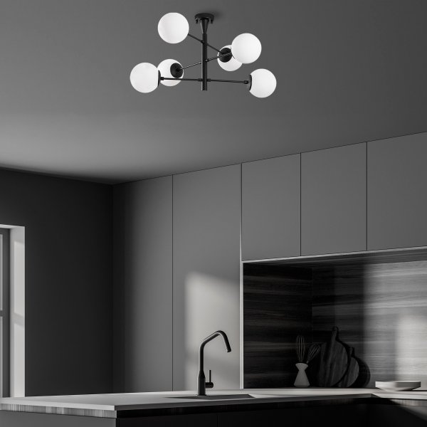 Plafonnier Arve 10171 - Noir/blanc Plafonnier Arve 10171 - Noir/blanc