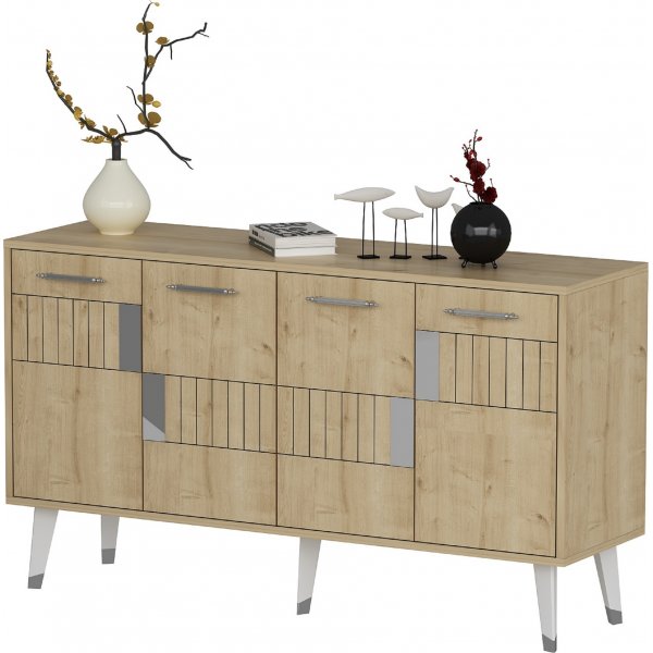 Moda skänk - Safir ek/silver Moda skänk - Safir ek/silver