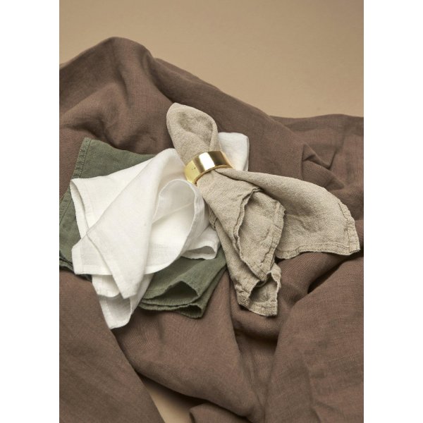 Serviette Julie 45 x 45 cm - Écru Serviette Julie 45 x 45 cm - Écru