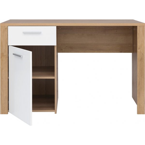 Bureau Balder 120 x 56 cm - Chêne/blanc Bureau Balder 120 x 56 cm - Chêne/blanc