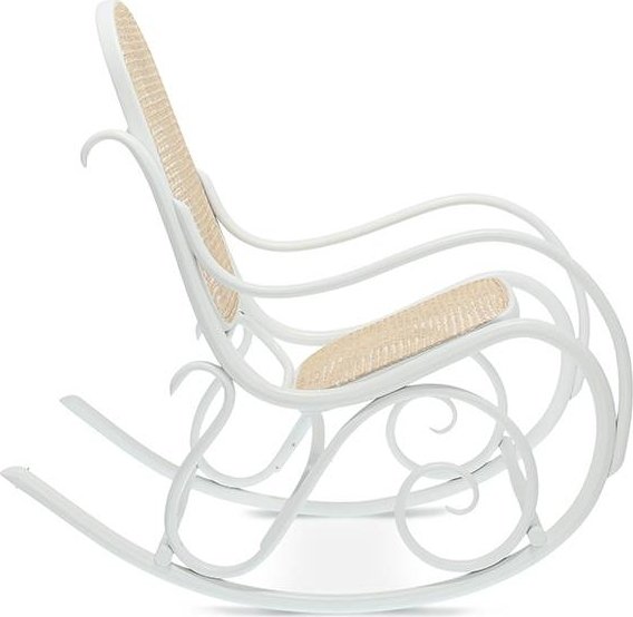 Chaise à bascule No 21 avec rembourrage en rotin - N\\\'importe quelle couleur sur le cadre Chaise à bascule No 21 avec rembourrage en rotin - N\\\'importe quelle couleur sur le cadre