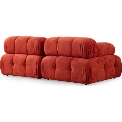 Doblo 2-sits soffa i manchestertyg - Orange